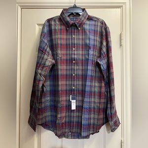 NWT Ralph Lauren Men’s Shirt Plaid Classic Fit Sz XL